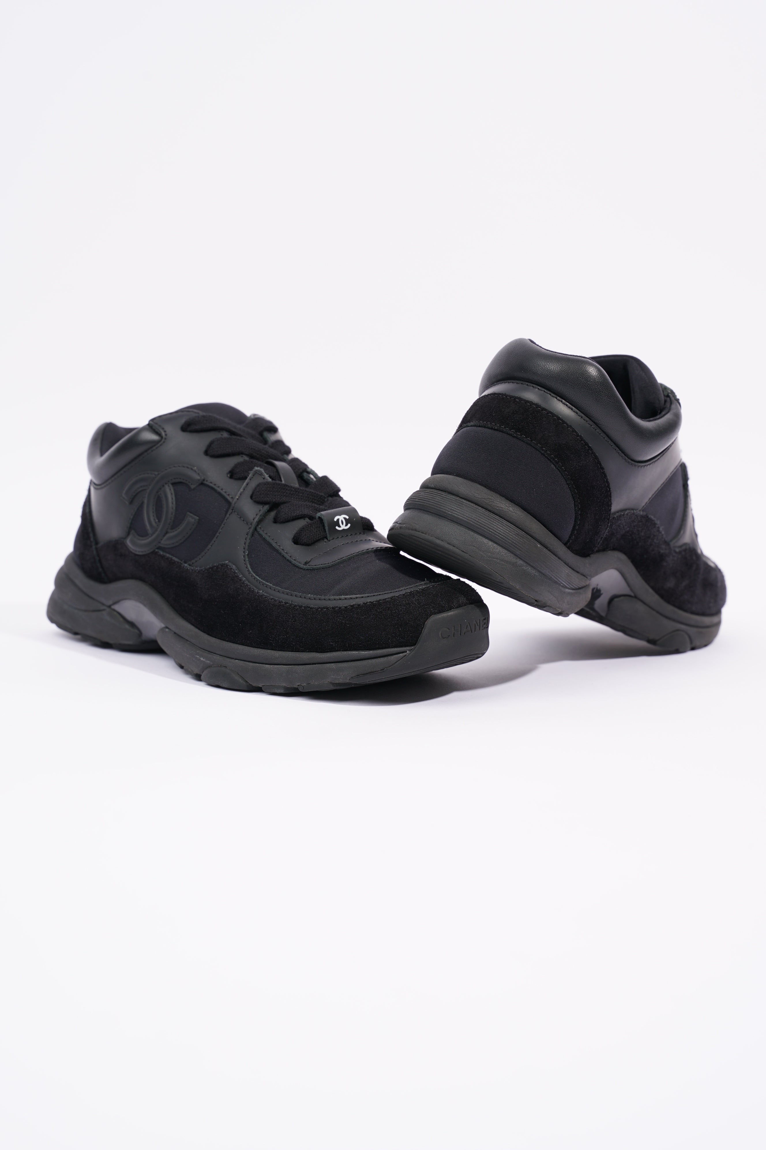 Chanel Womens CC Logo Black EU 37 / UK 4