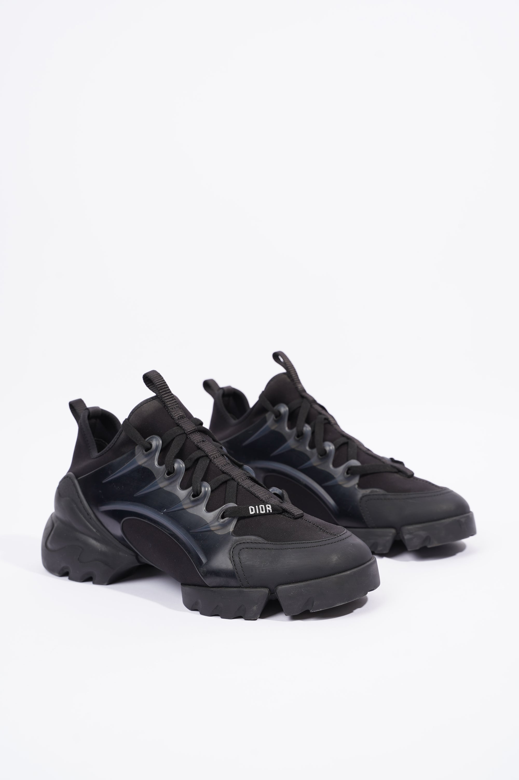 Christian Dior Womens D-Connect Black EU 39.5 / UK 6.5
