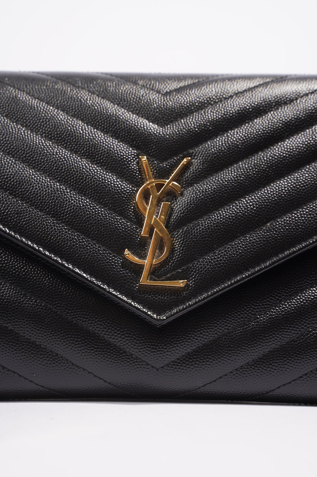 Saint Laurent Womens Envelope Wristlet Clutch