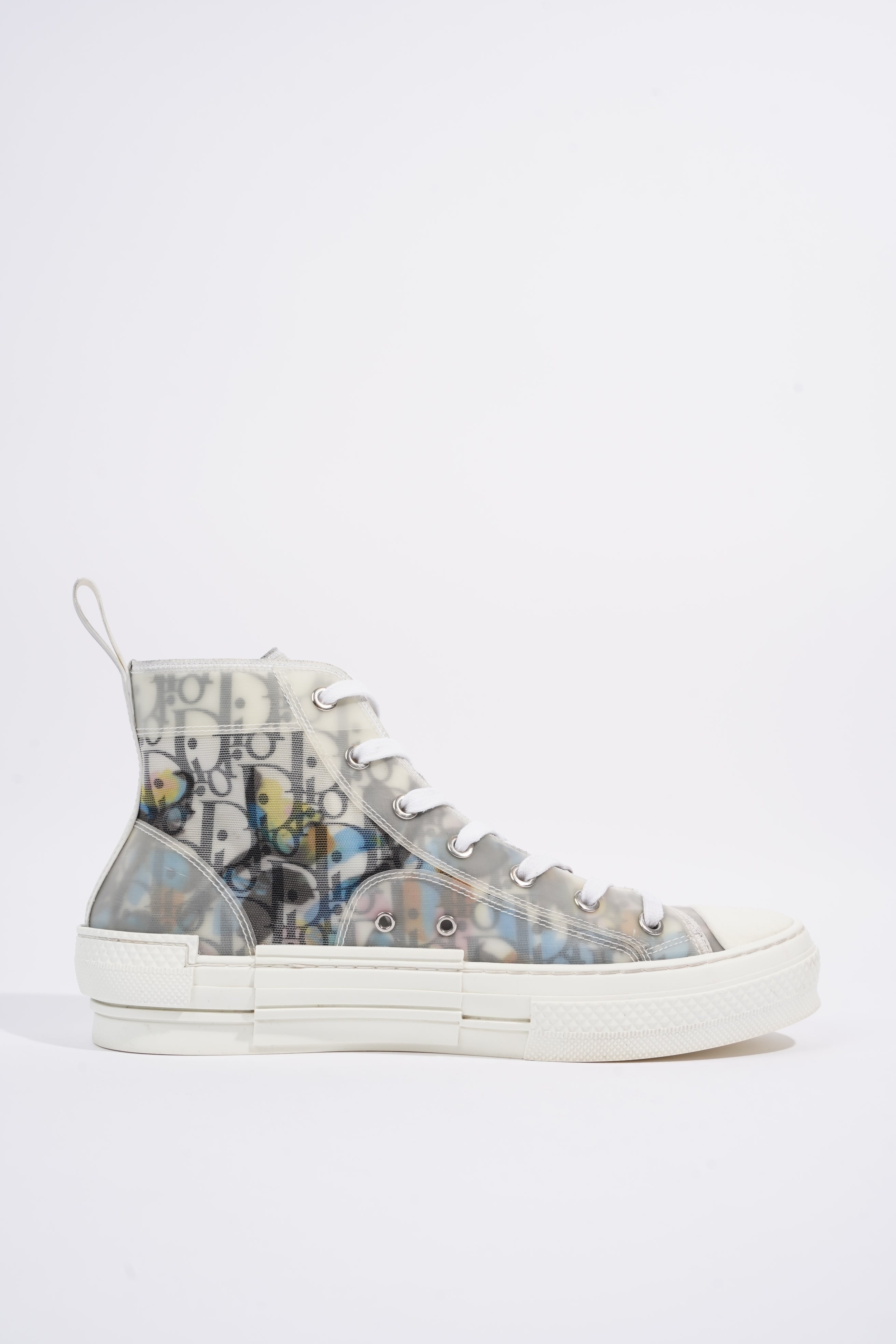Christian Dior Womens B23 Sneaker White / Black / Multi EU 40 / UK 7