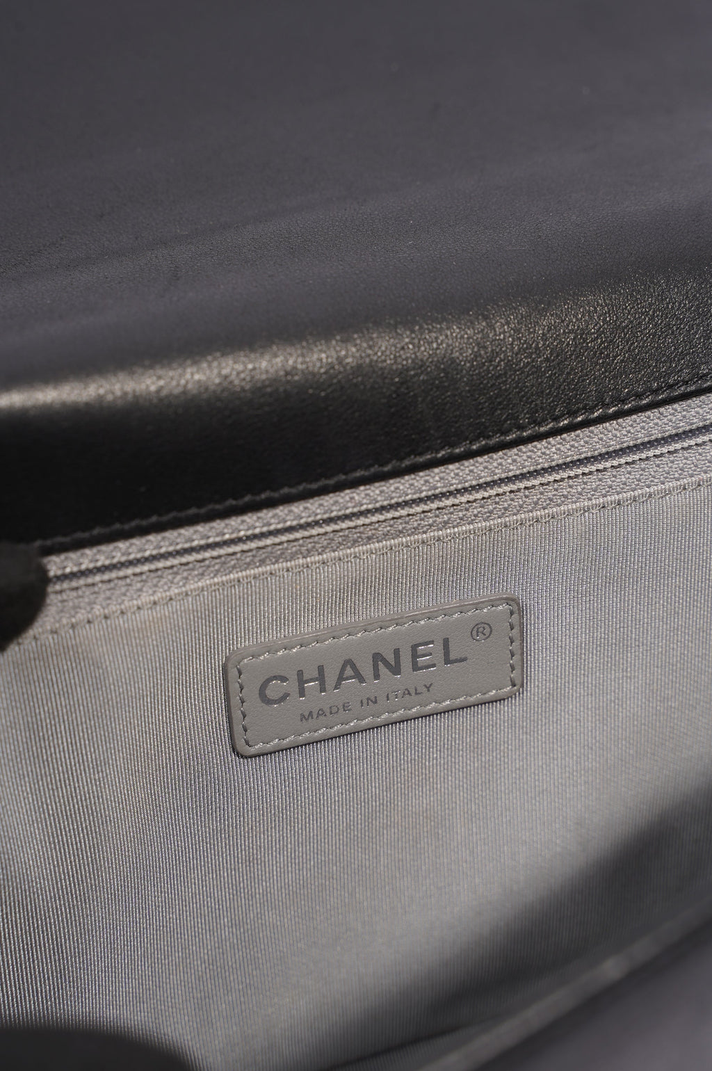Chanel Boy Bag Black Lambskin Leather