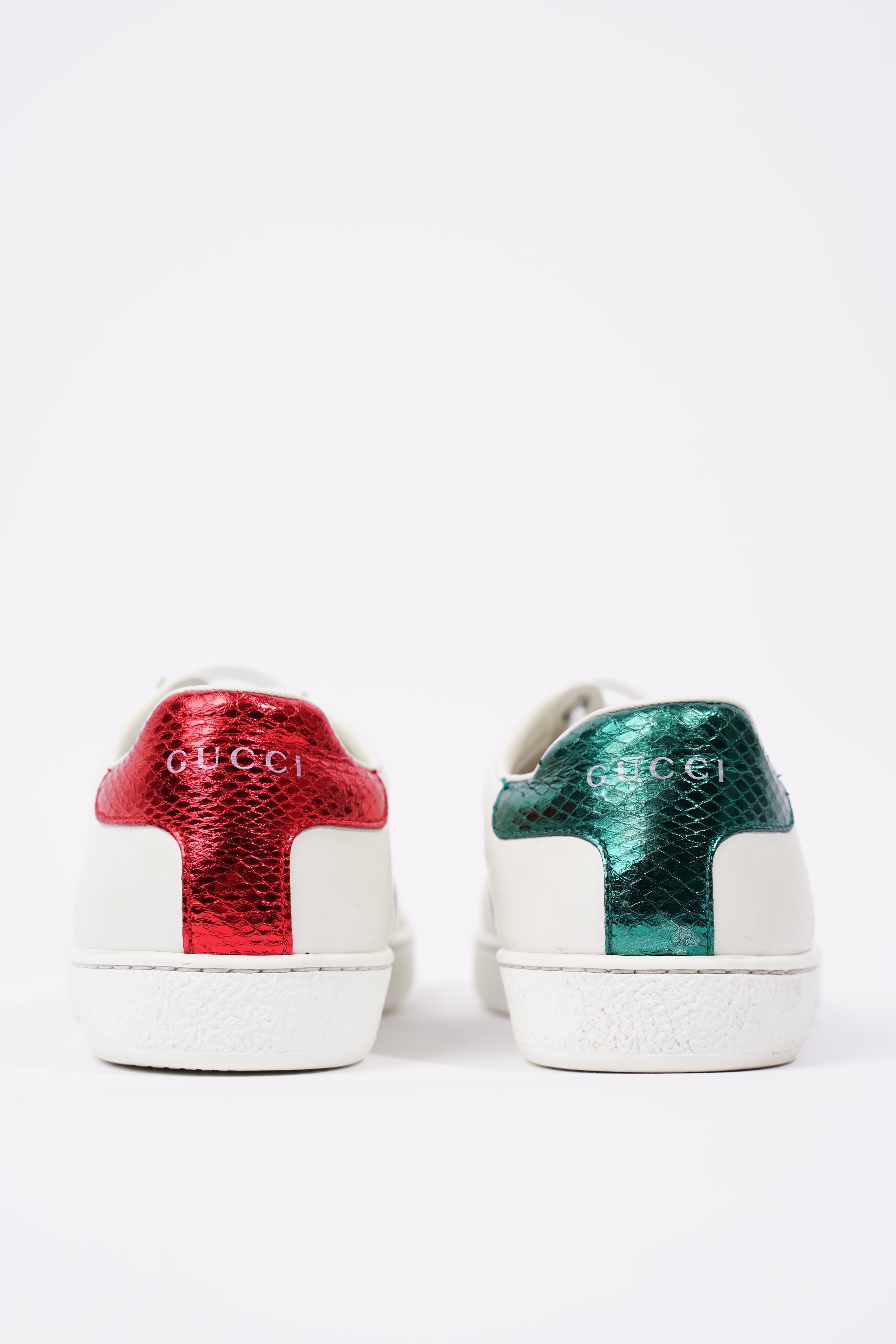 Gucci Womens Ace Bee White / Green / Red EU 35 / UK 2