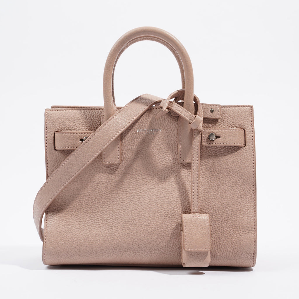 Saint Laurent Sac De Jour Pink Leather Nano