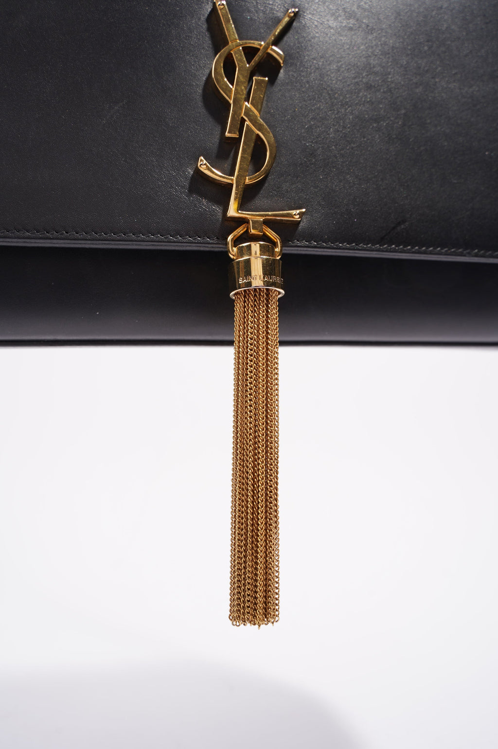 Saint Laurent Womens Kate Tassel Bag Black Medium
