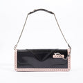 Christian Dior Womens D'Trick Brogue Bag Black / Pink Leather