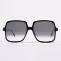 Christian Dior Link1 Square Sunglasses Black Metal 145