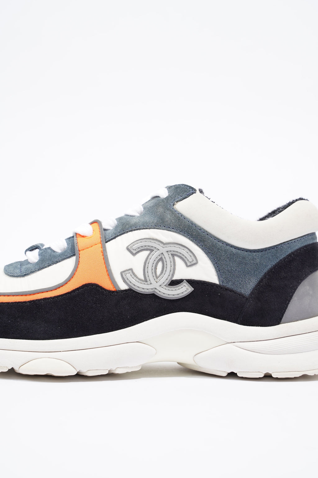 Chanel CC Runner White / Black / Orange EU 37 / UK 4