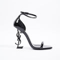 Saint Laurent Womens Opyum 110 Patent Black EU 38 / UK 5