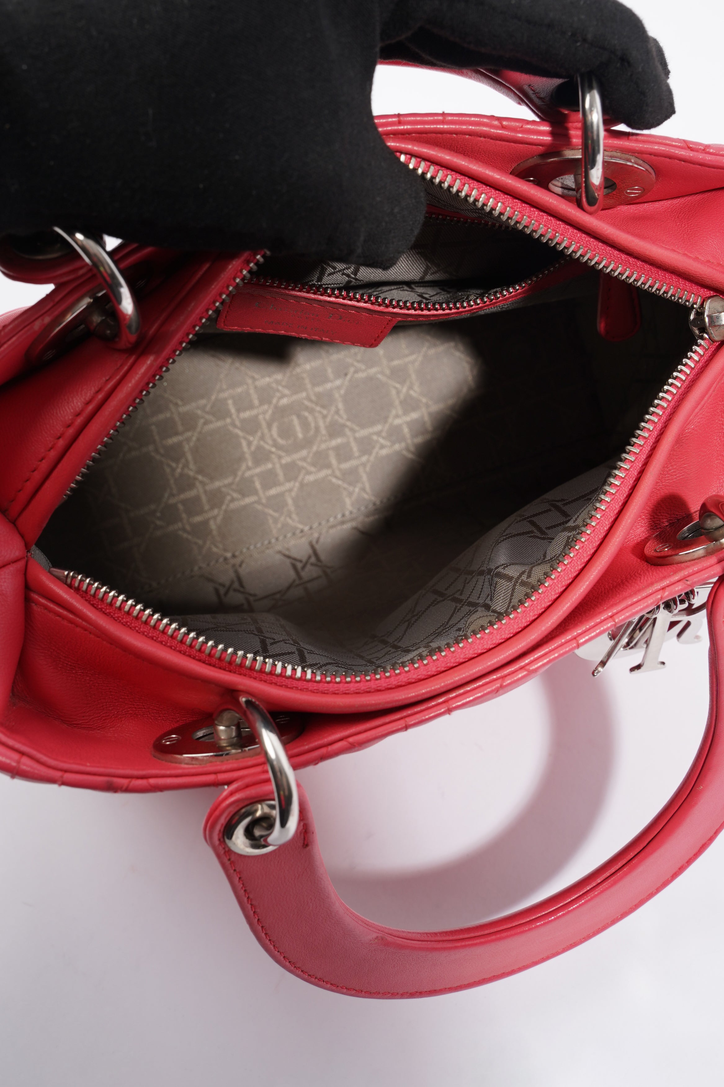 Christian Dior Lady Dior Pink Cannage Medium