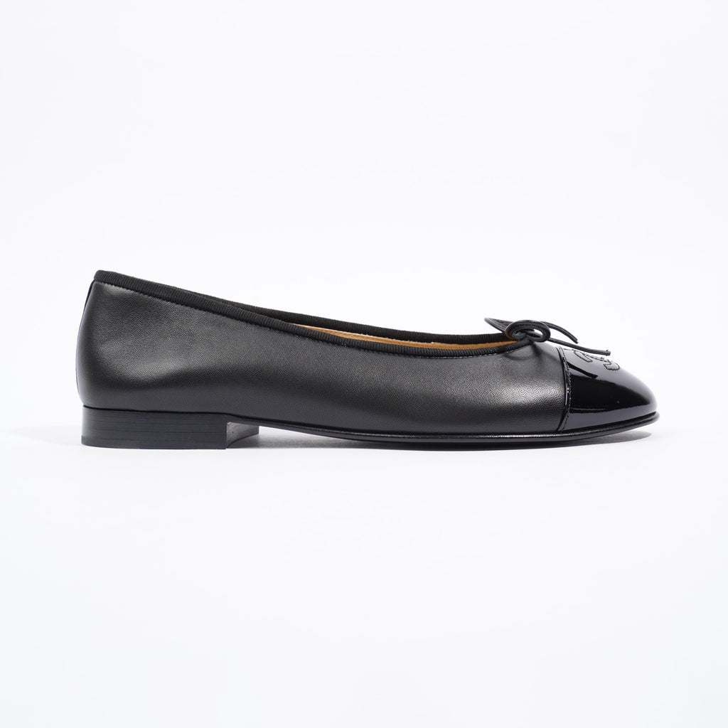 Chanel Womens Ballet Flat Black EU 36 / UK 3