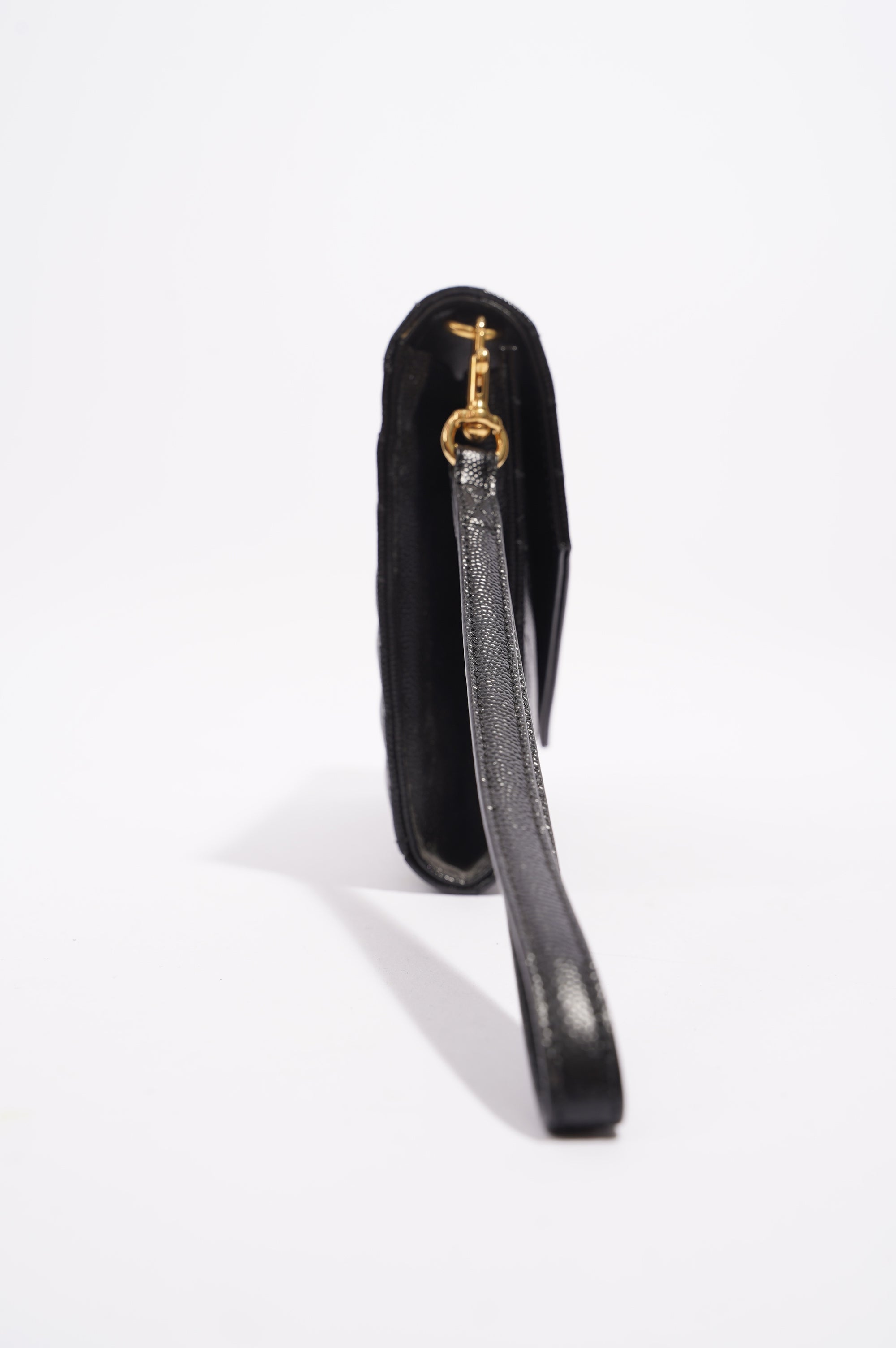 Saint Laurent Womens Envelope Wristlet Clutch