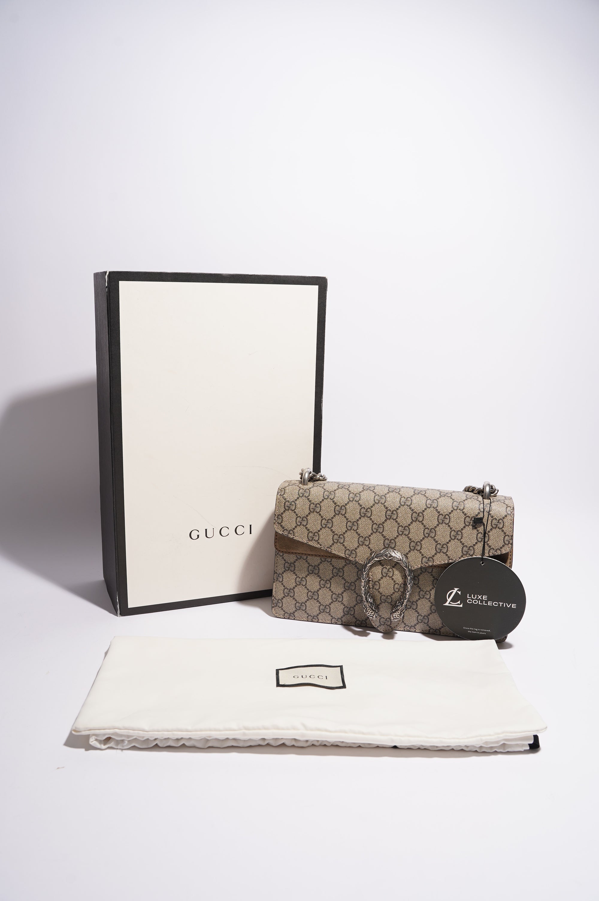 Gucci Dionysus Bag Brown Canvas Medium