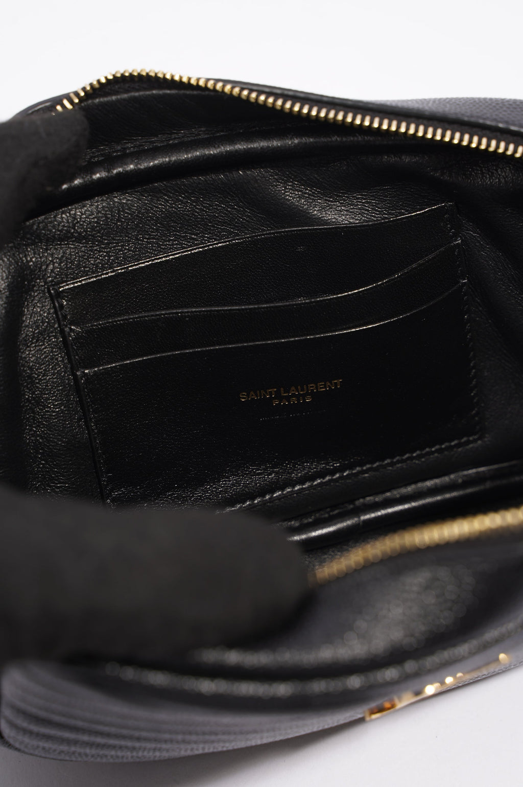 Saint Laurent Lou Camera Bag Black Leather Mini