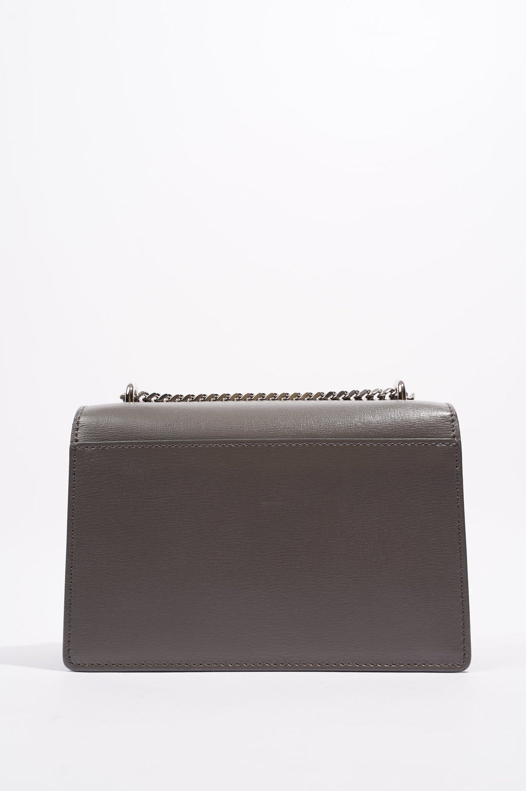 Saint Laurent Sunset Bag Grey Leather Mini