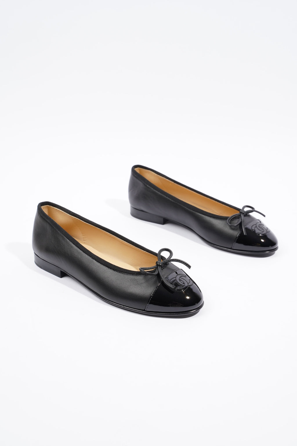 Chanel Womens Ballet Flat Black EU 36 / UK 3