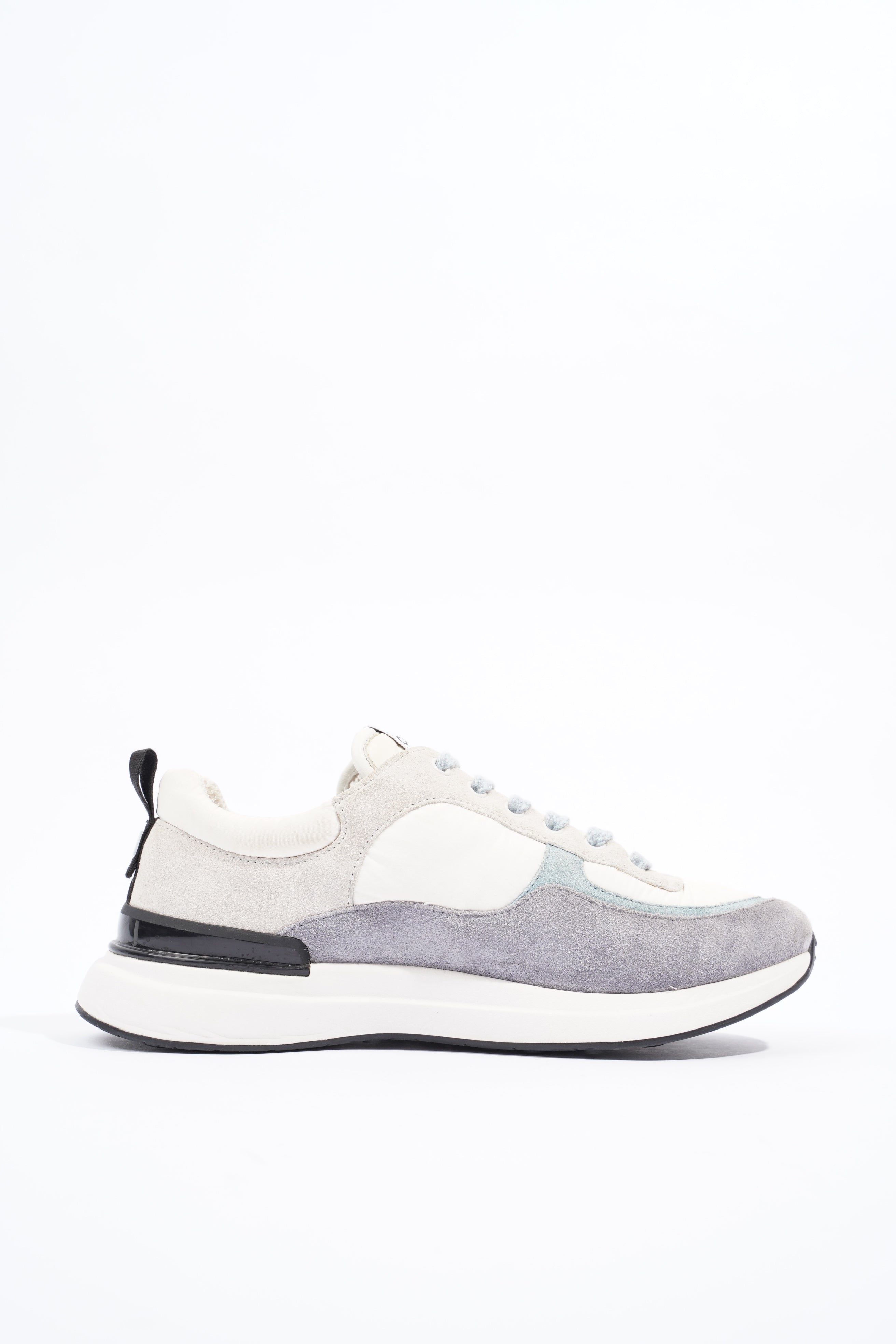 Chanel Womens CC Runner White / Grey EU 39.5 / UK 6.5