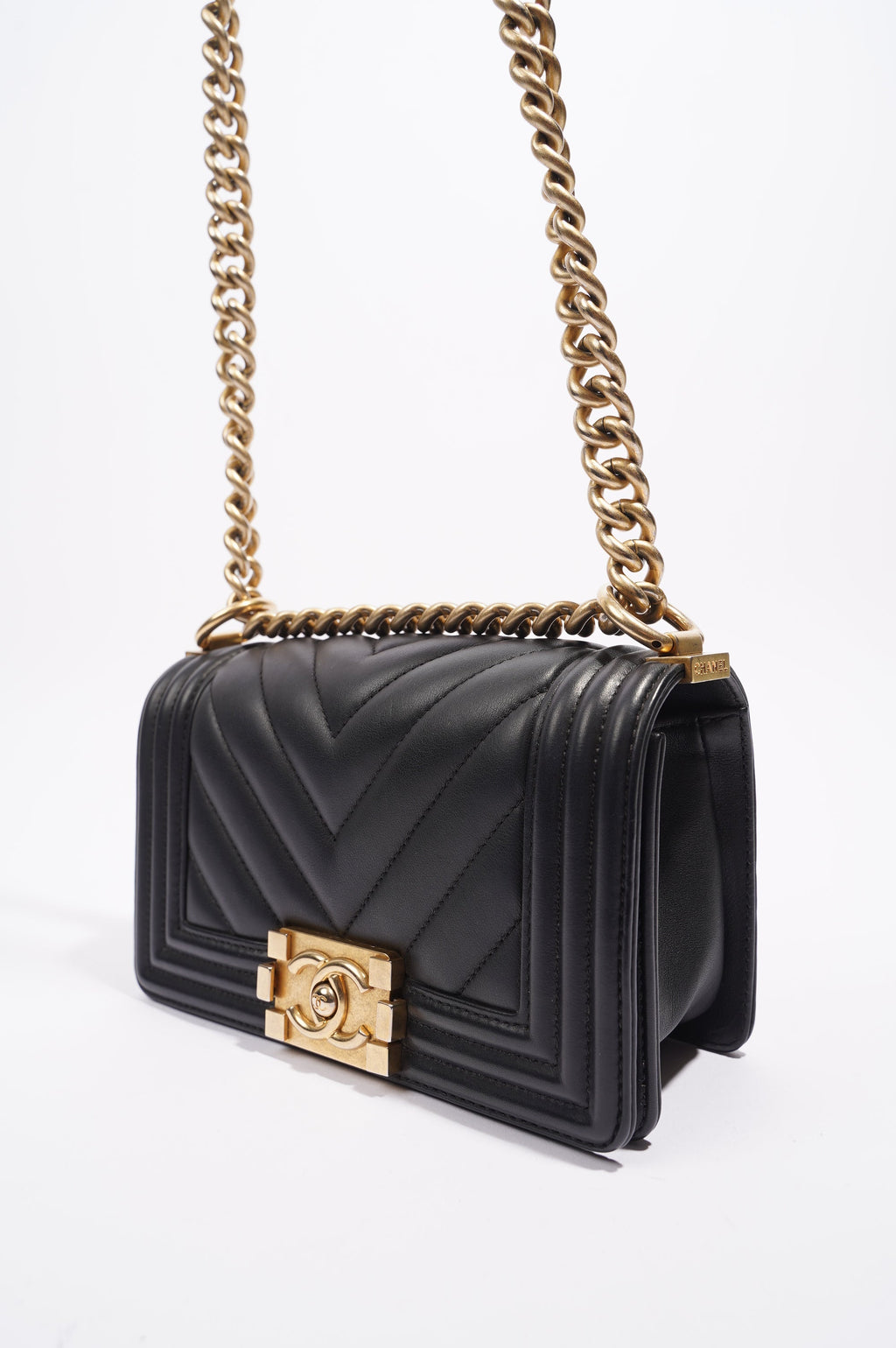 Chanel Boy Bag Black Lambskin Small