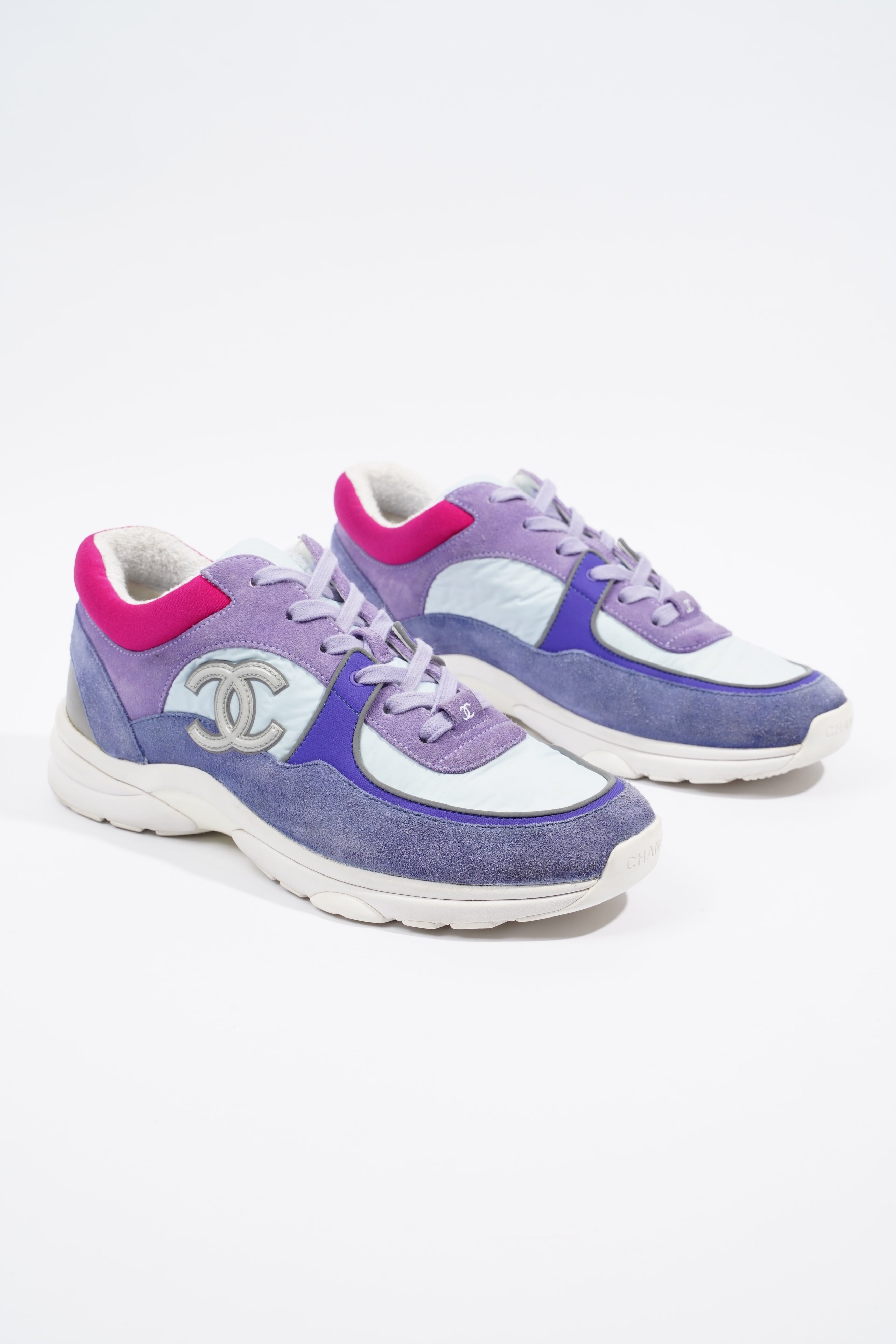 Chanel CC Logo Blue / Lilac EU 41 / UK 8
