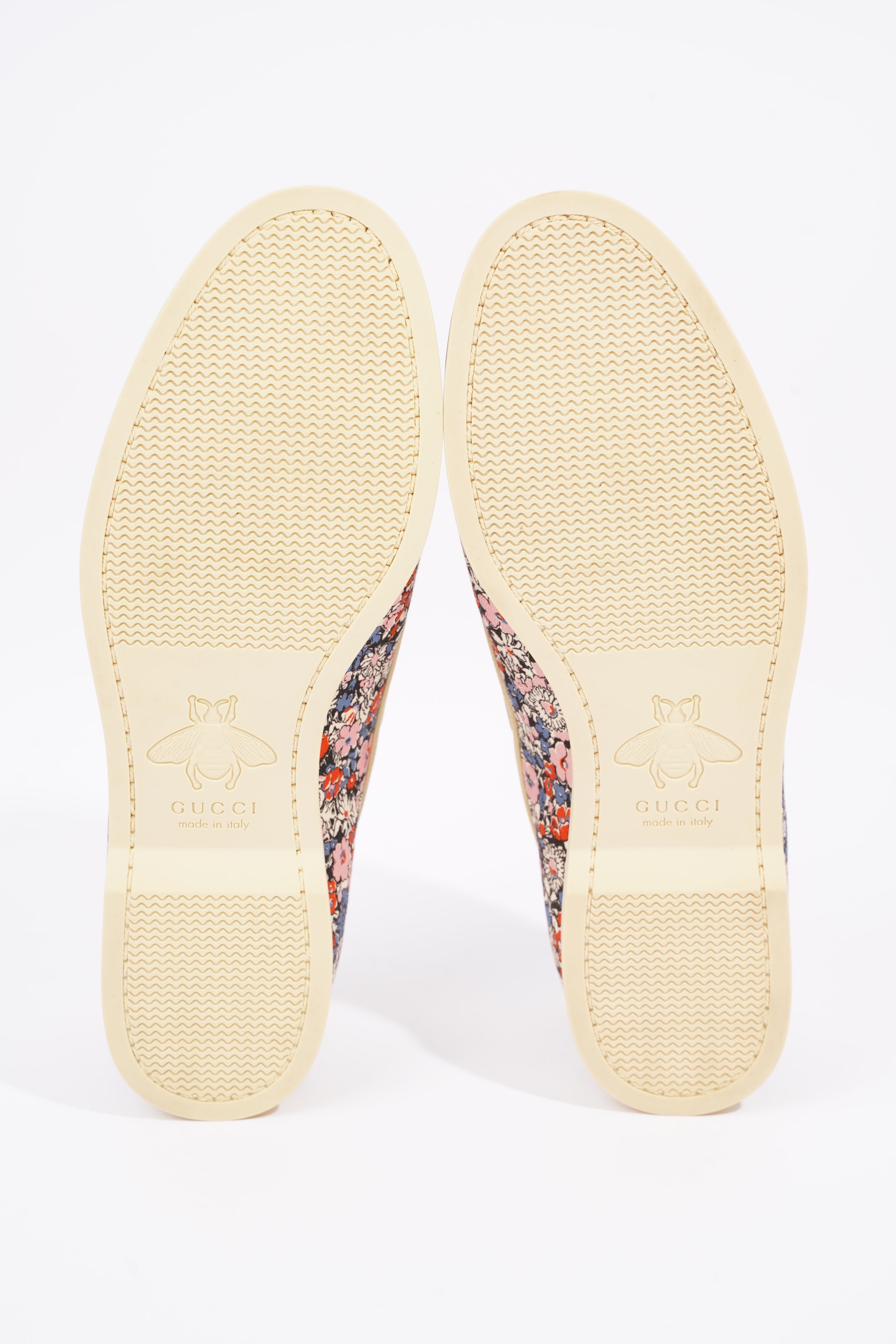 Gucci Mens Lace Up Boat Shoe Floral EU 41.5 / UK 7.5
