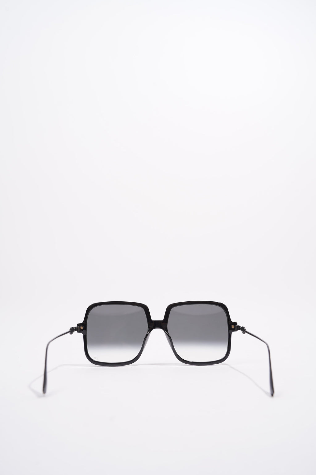 Christian Dior Link1 Square Sunglasses Black Metal 145