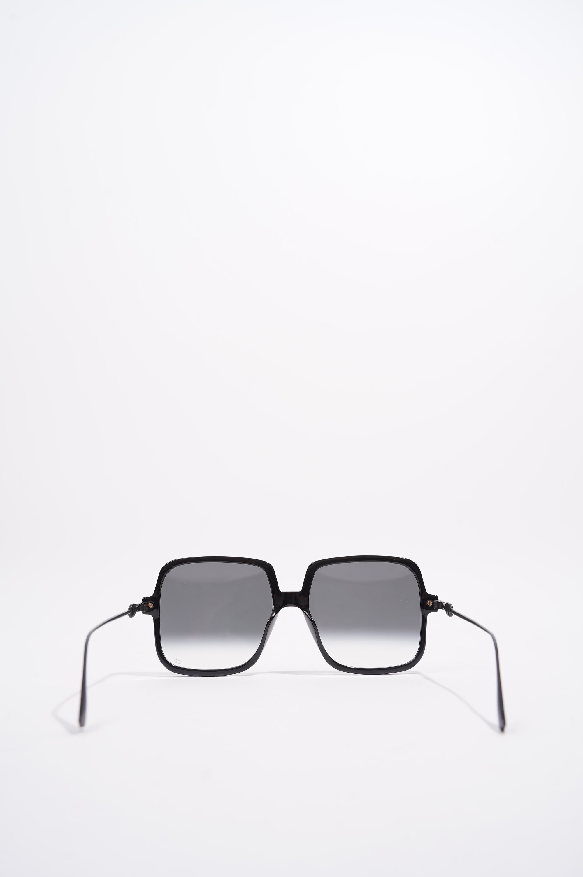Christian Dior Link1 Square Sunglasses Black Metal 145