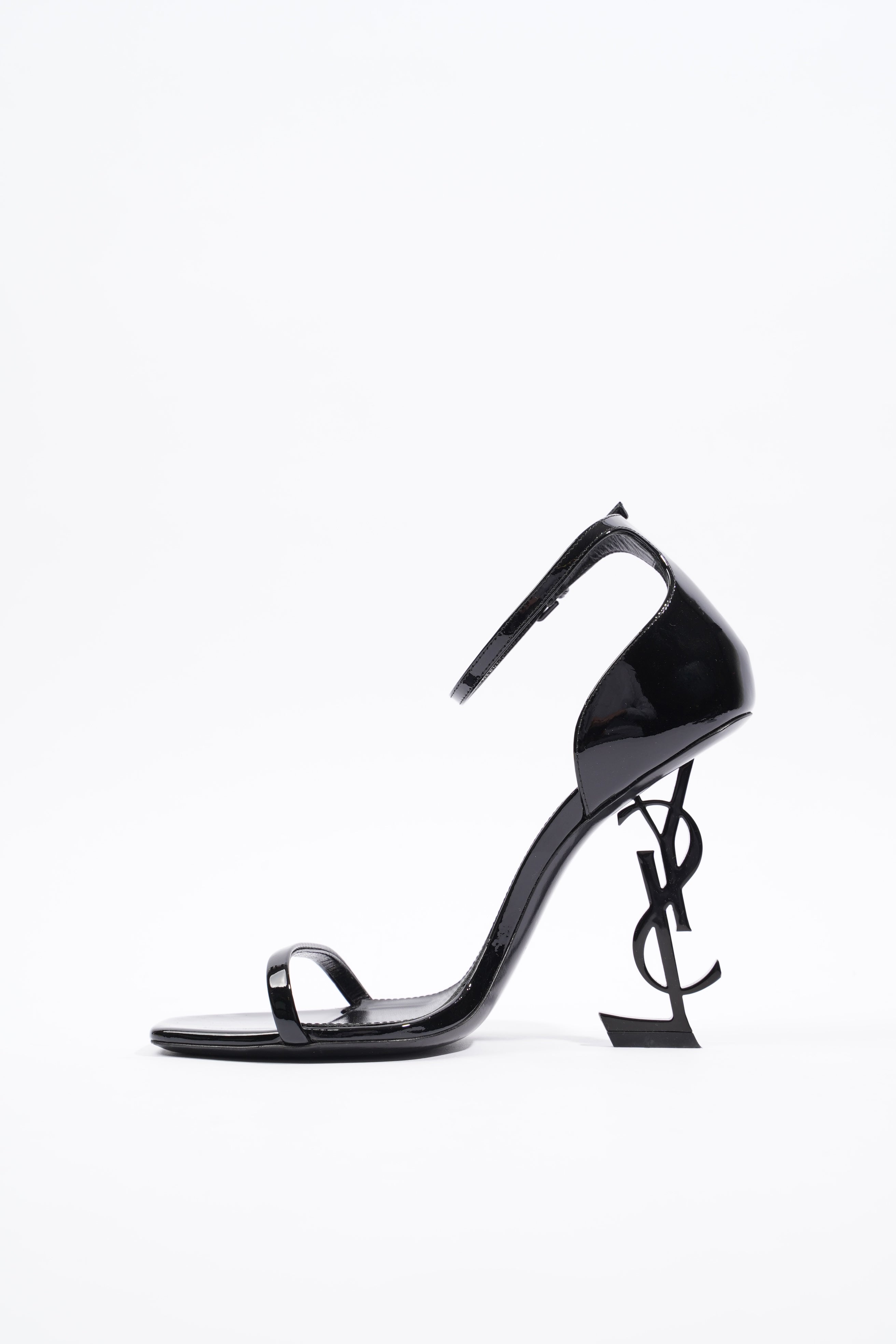Saint Laurent Womens Opyum 110 Patent Black EU 38 / UK 5