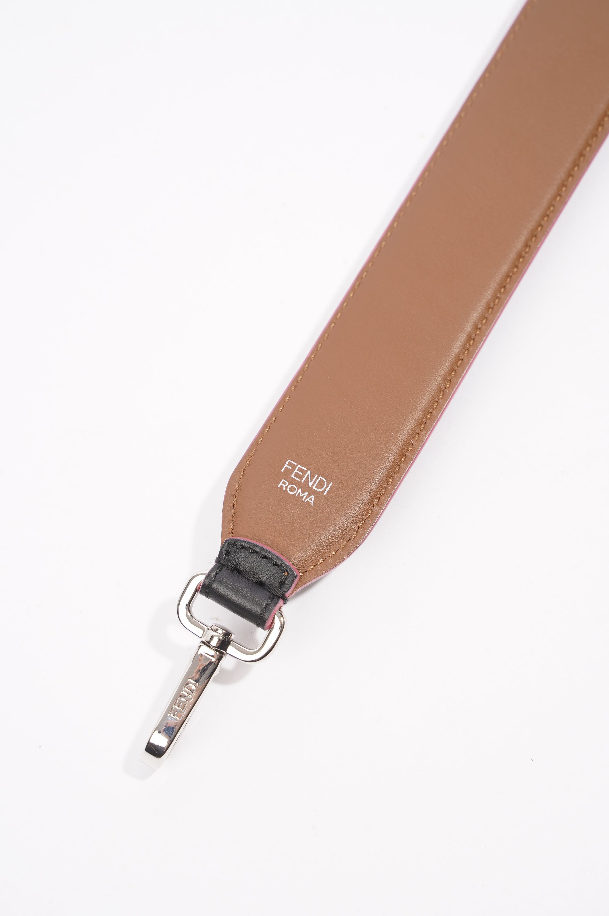 Fendi Womens Studs Strap Multicoloured Leather / Acetate Long