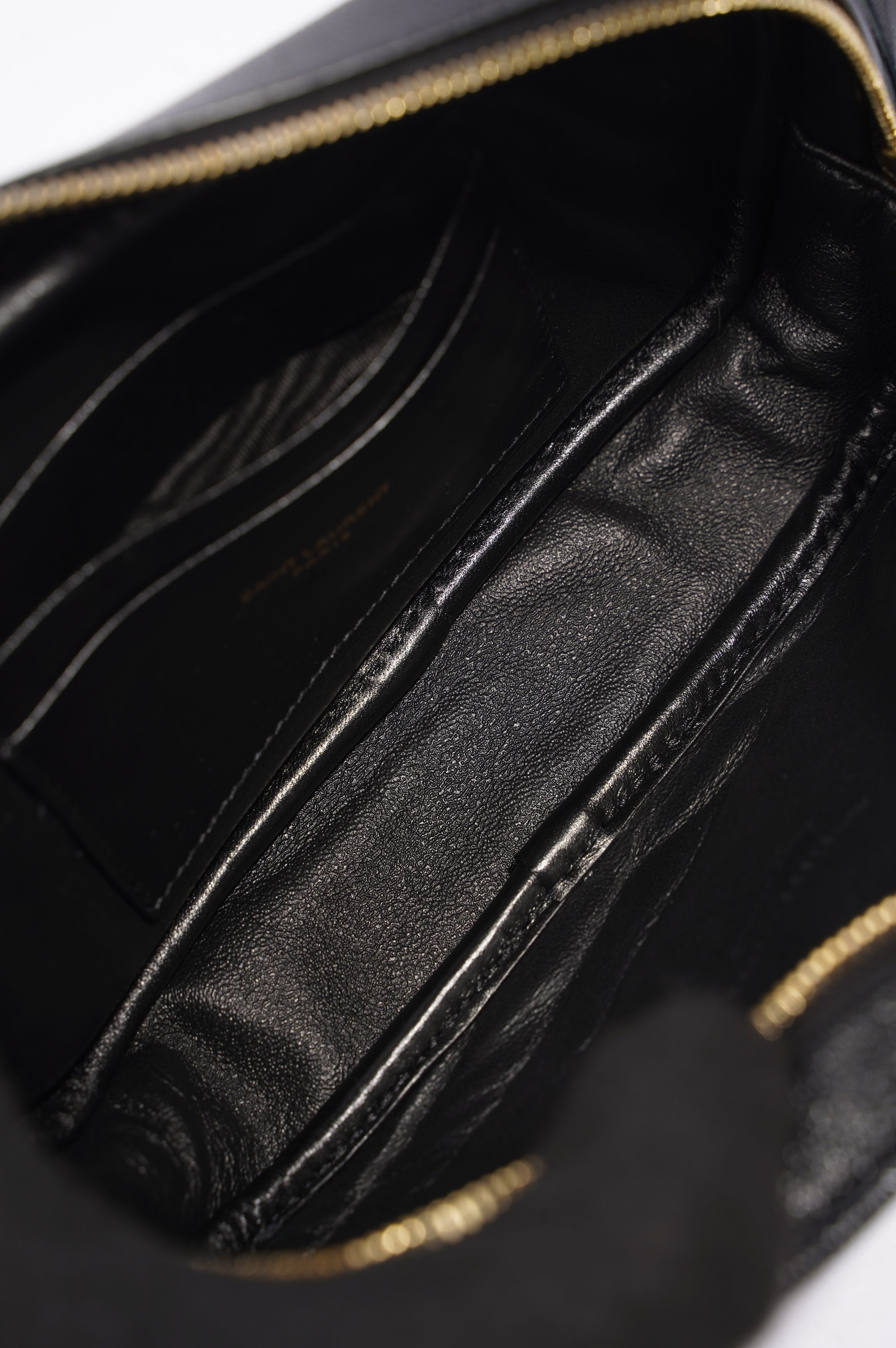 Saint Laurent Lou Camera Bag Black Leather Mini