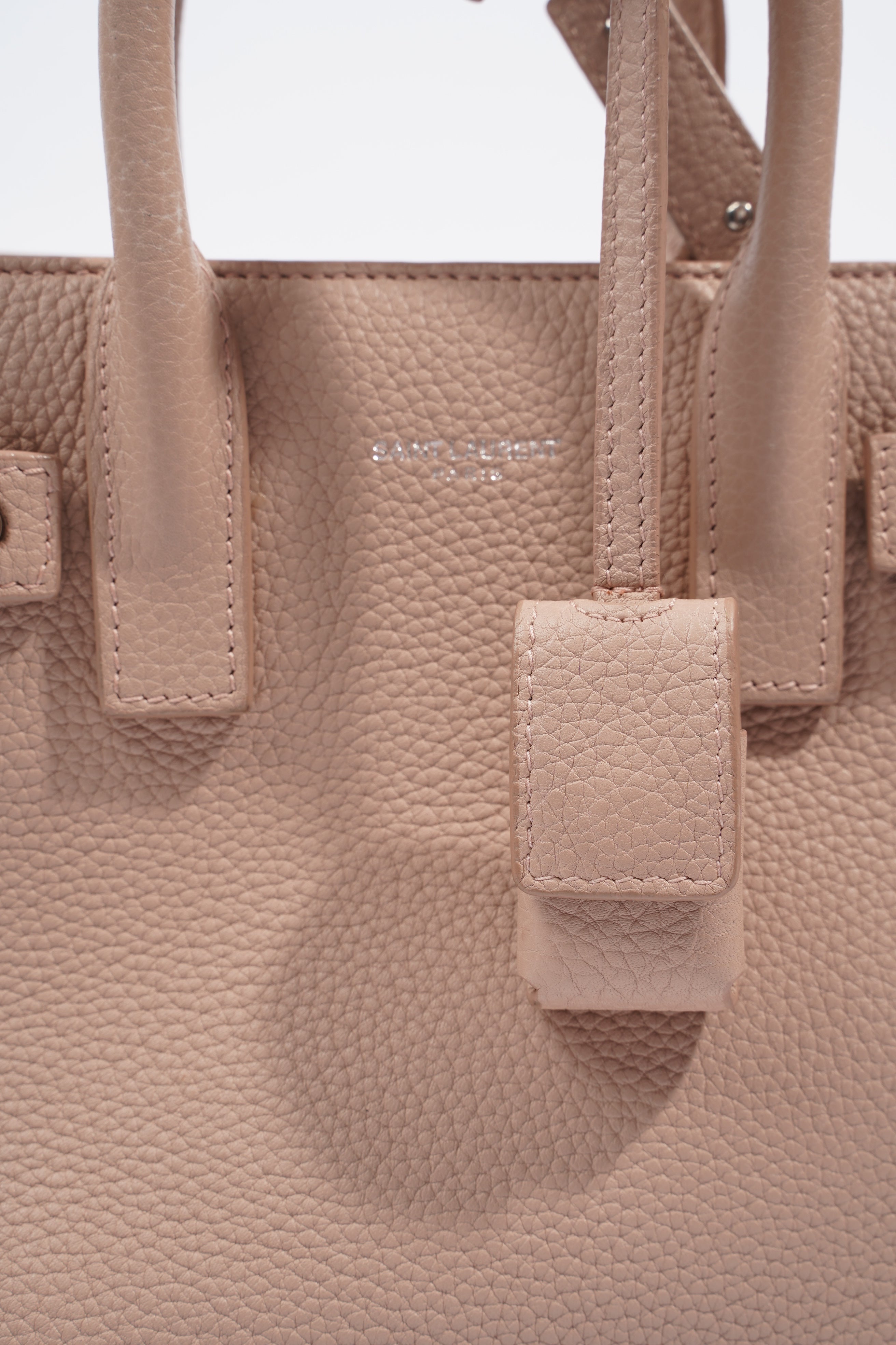 Saint Laurent Sac De Jour Pink Leather Nano