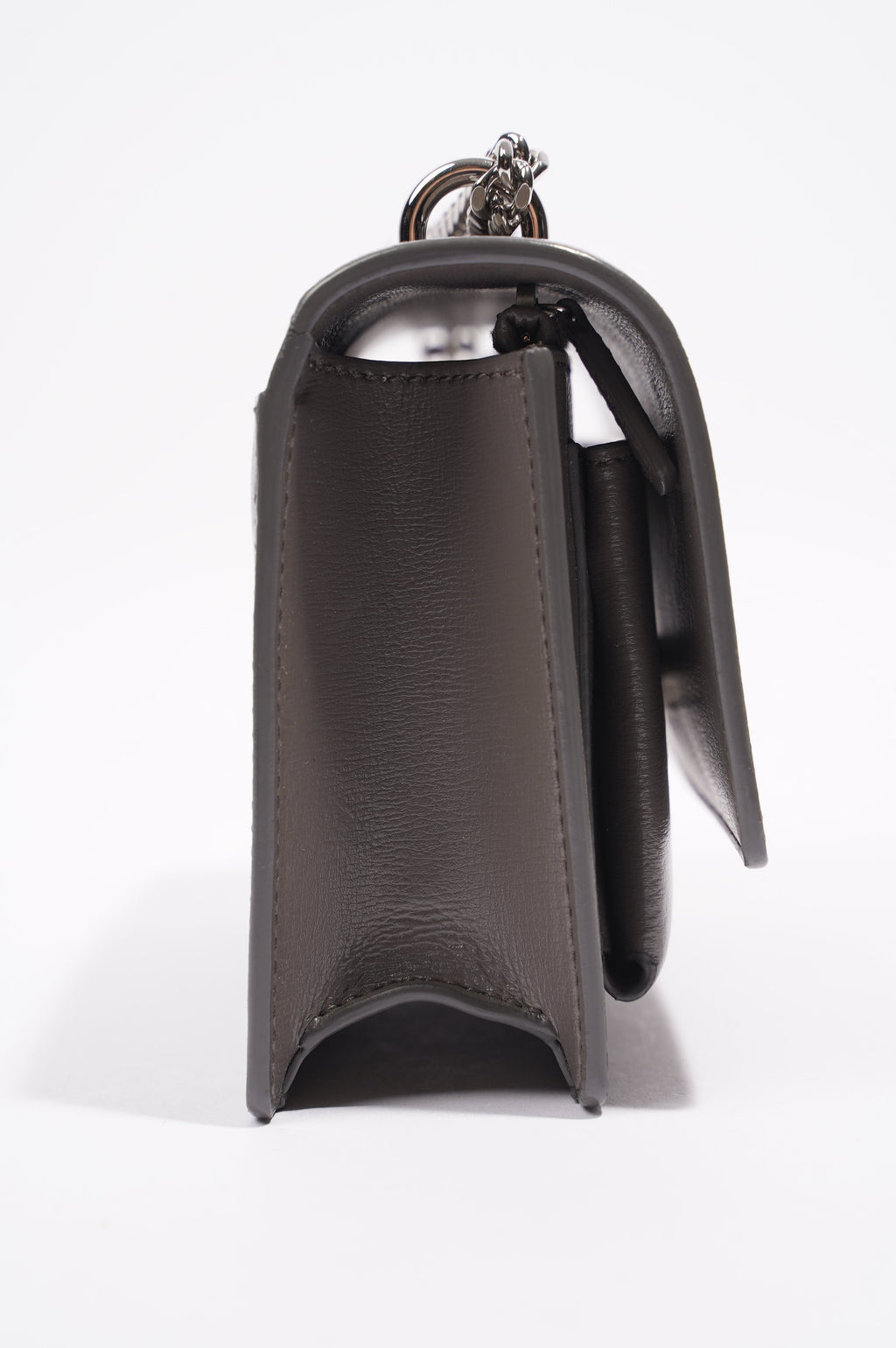 Saint Laurent Sunset Bag Grey Leather Mini
