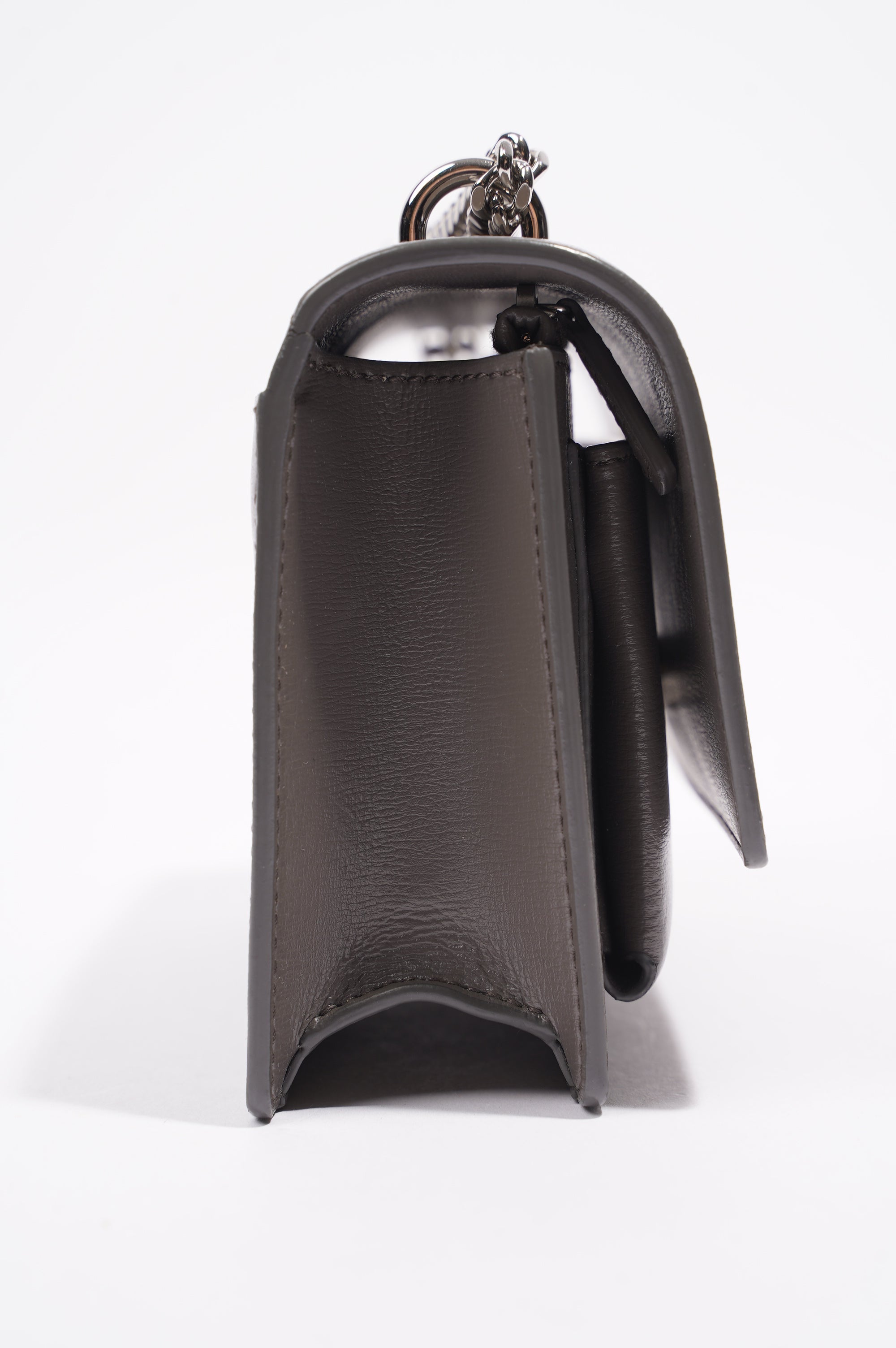 Saint Laurent Sunset Bag Grey Leather Mini