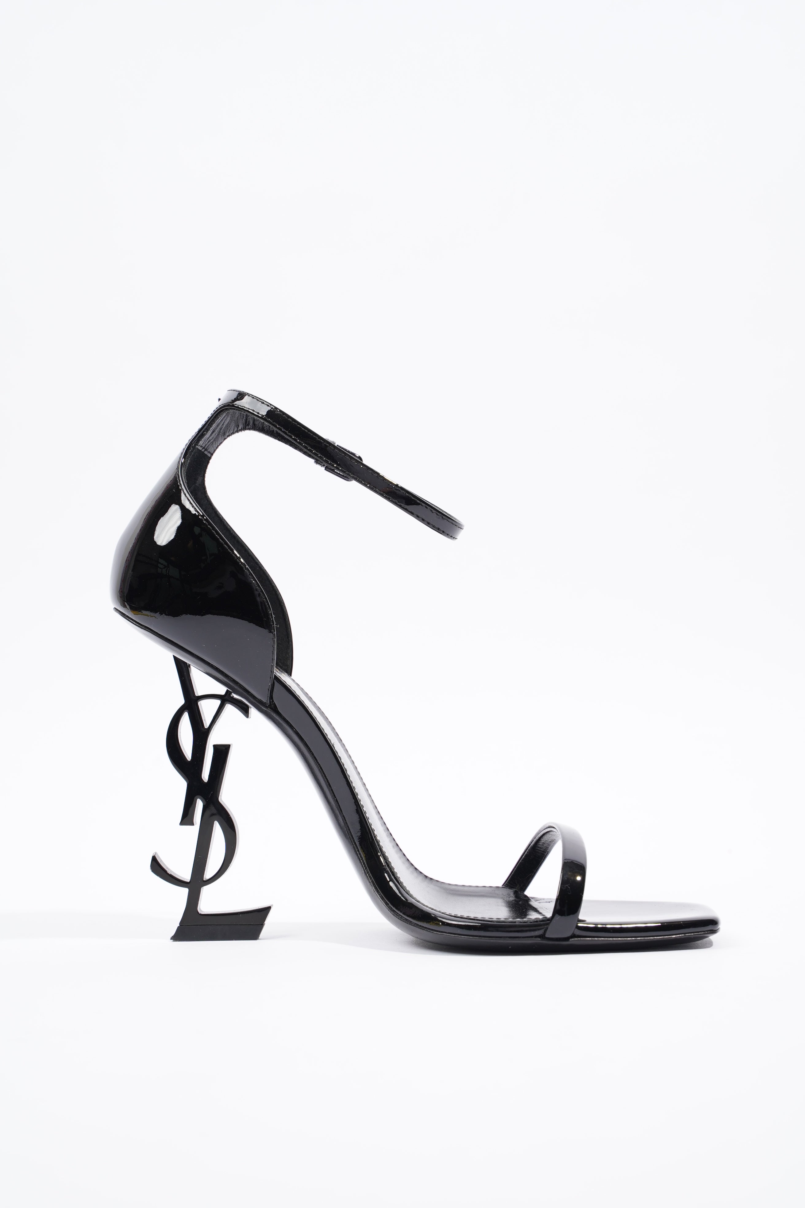 Saint Laurent Womens Opyum 110 Patent Black EU 38 / UK 5
