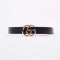 Gucci Mens Marmont Belt Black / Gold 70cm / 28"