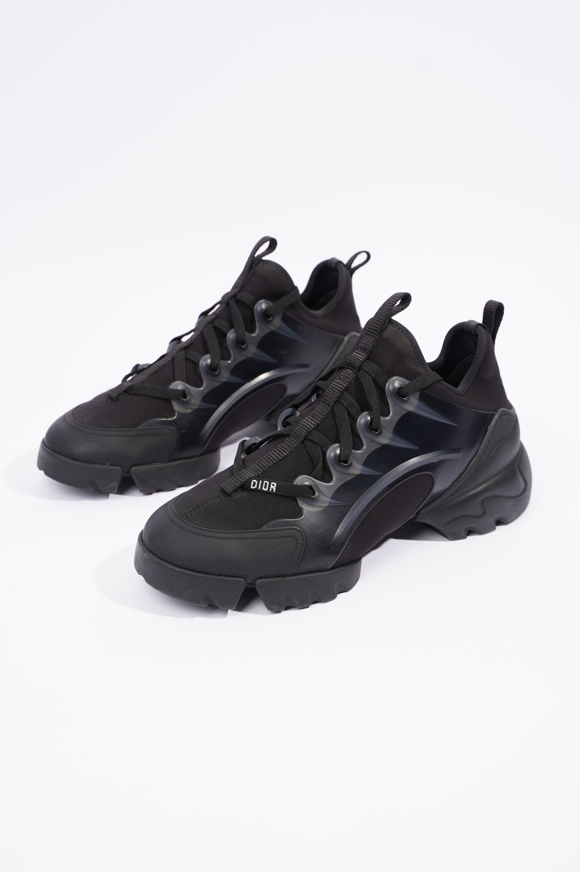 Christian Dior Womens D-Connect Black EU 39.5 / UK 6.5