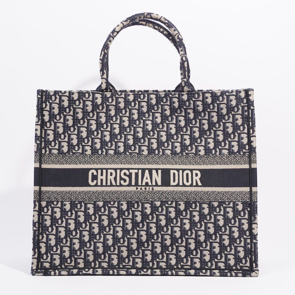 Christian Dior Womens Book Tote Oblique Large