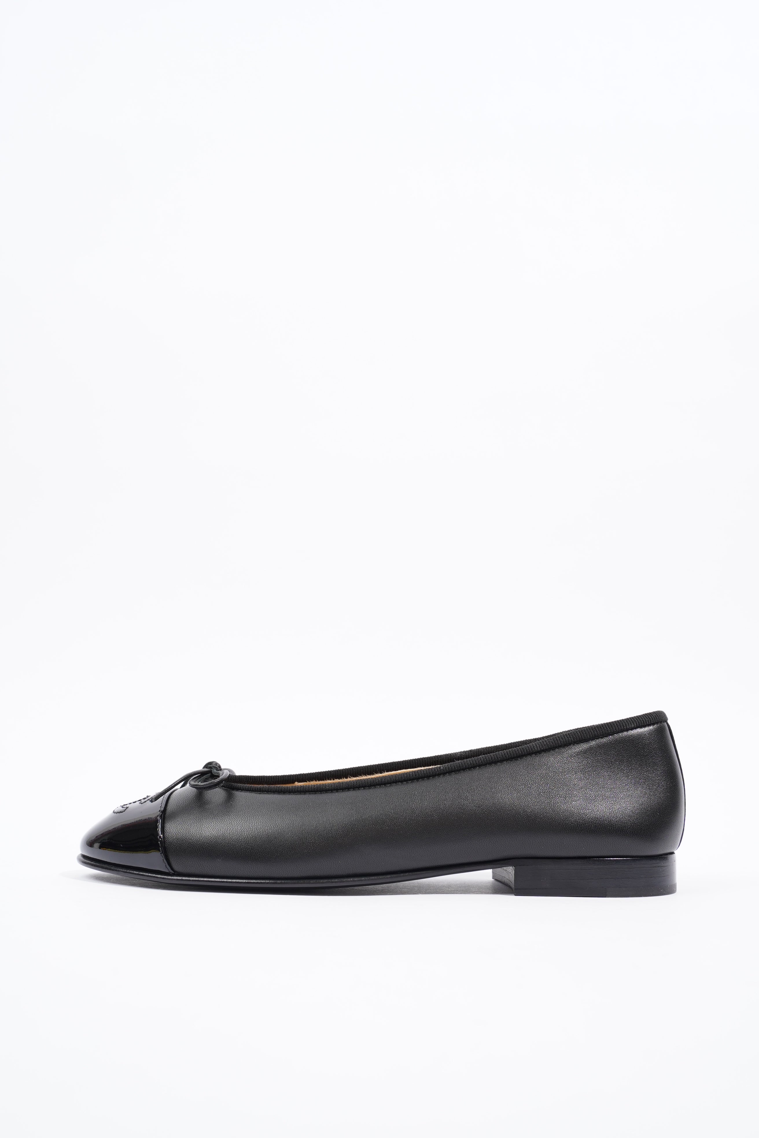Chanel Womens Ballet Flat Black EU 36 / UK 3