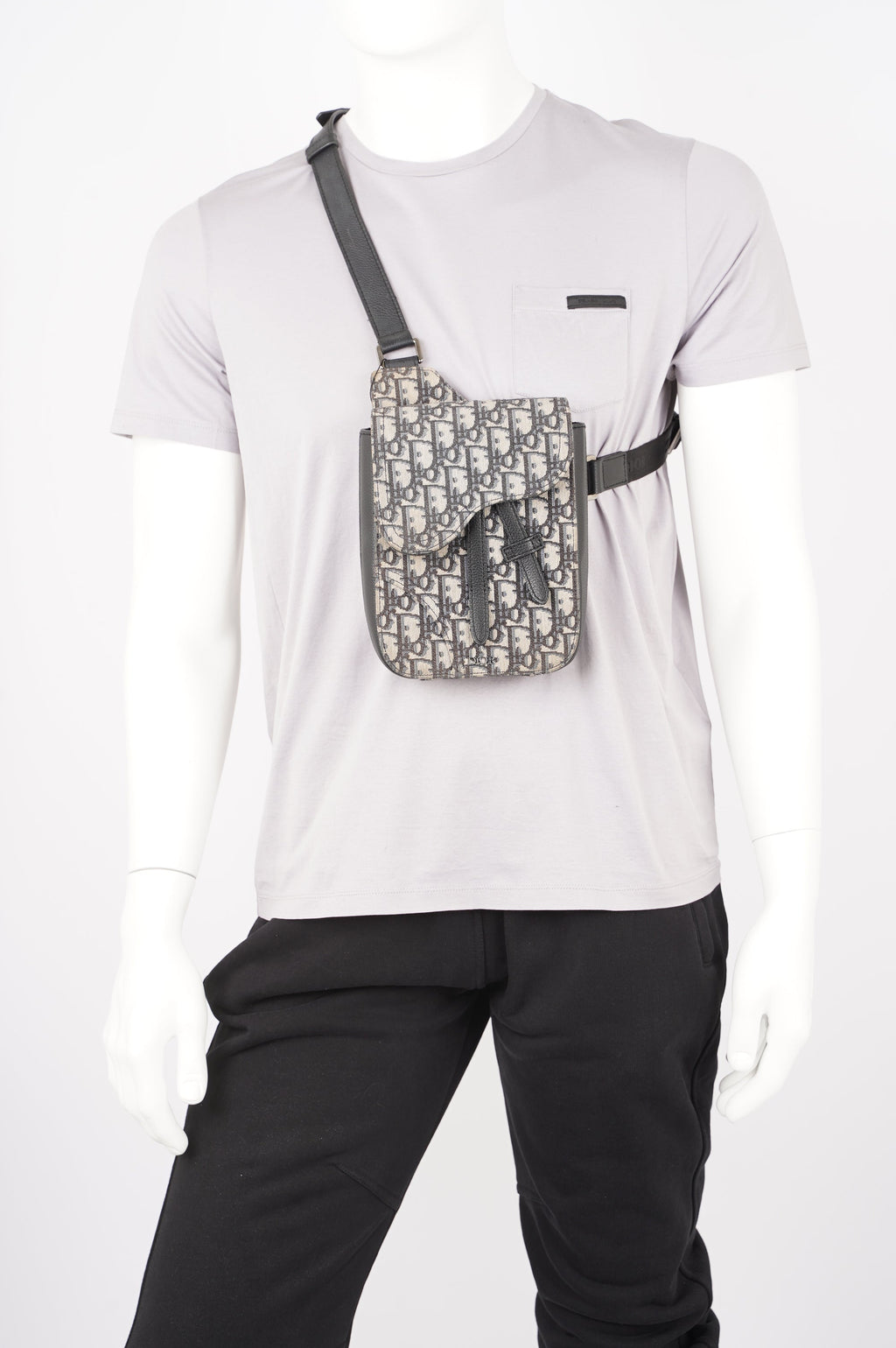 Christian Dior Mens Saddle Pouch Oblique