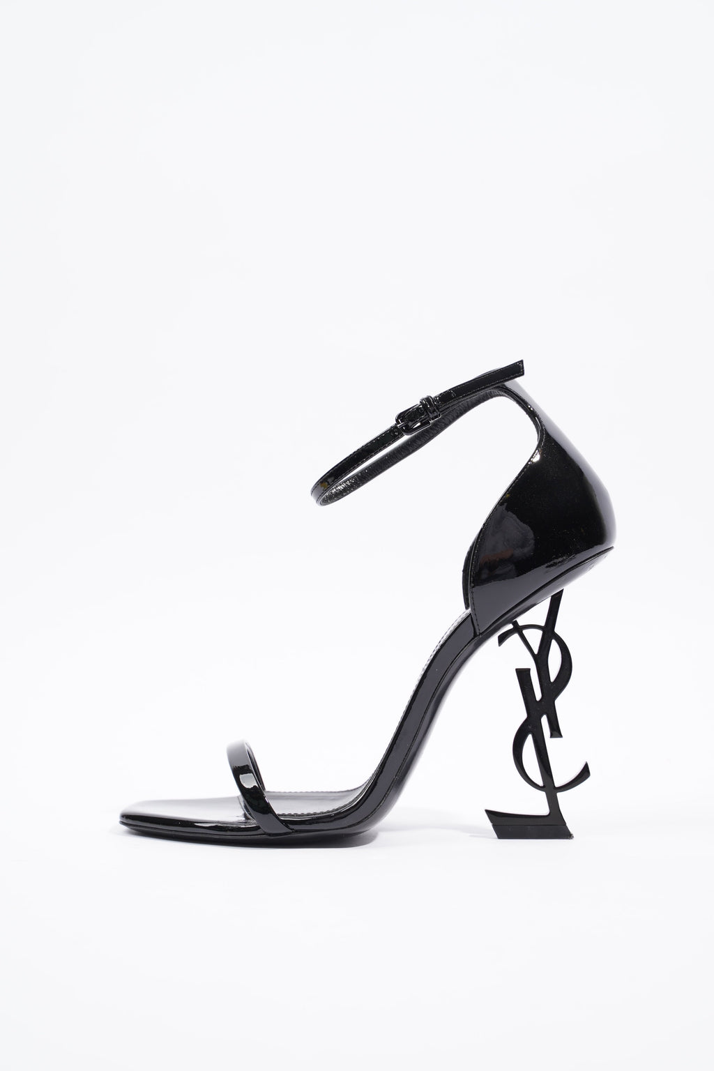 Saint Laurent Womens Opyum 110 Patent Black EU 38 / UK 5