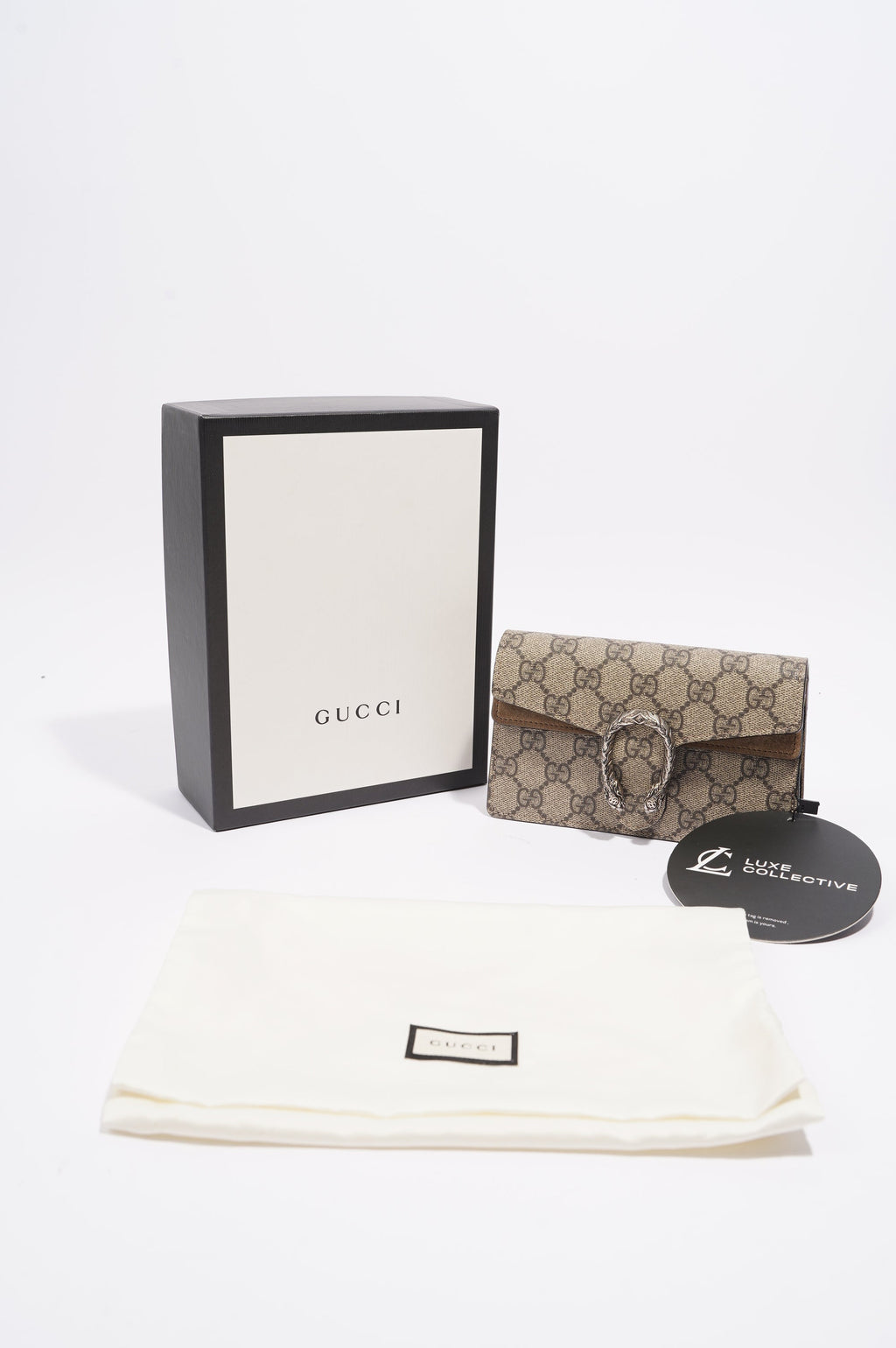 Gucci Dionysus Bag GG Monogram Canvas Super Mini