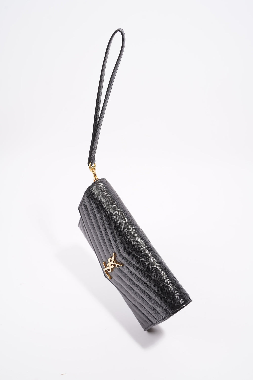 Saint Laurent Womens Envelope Wristlet Clutch