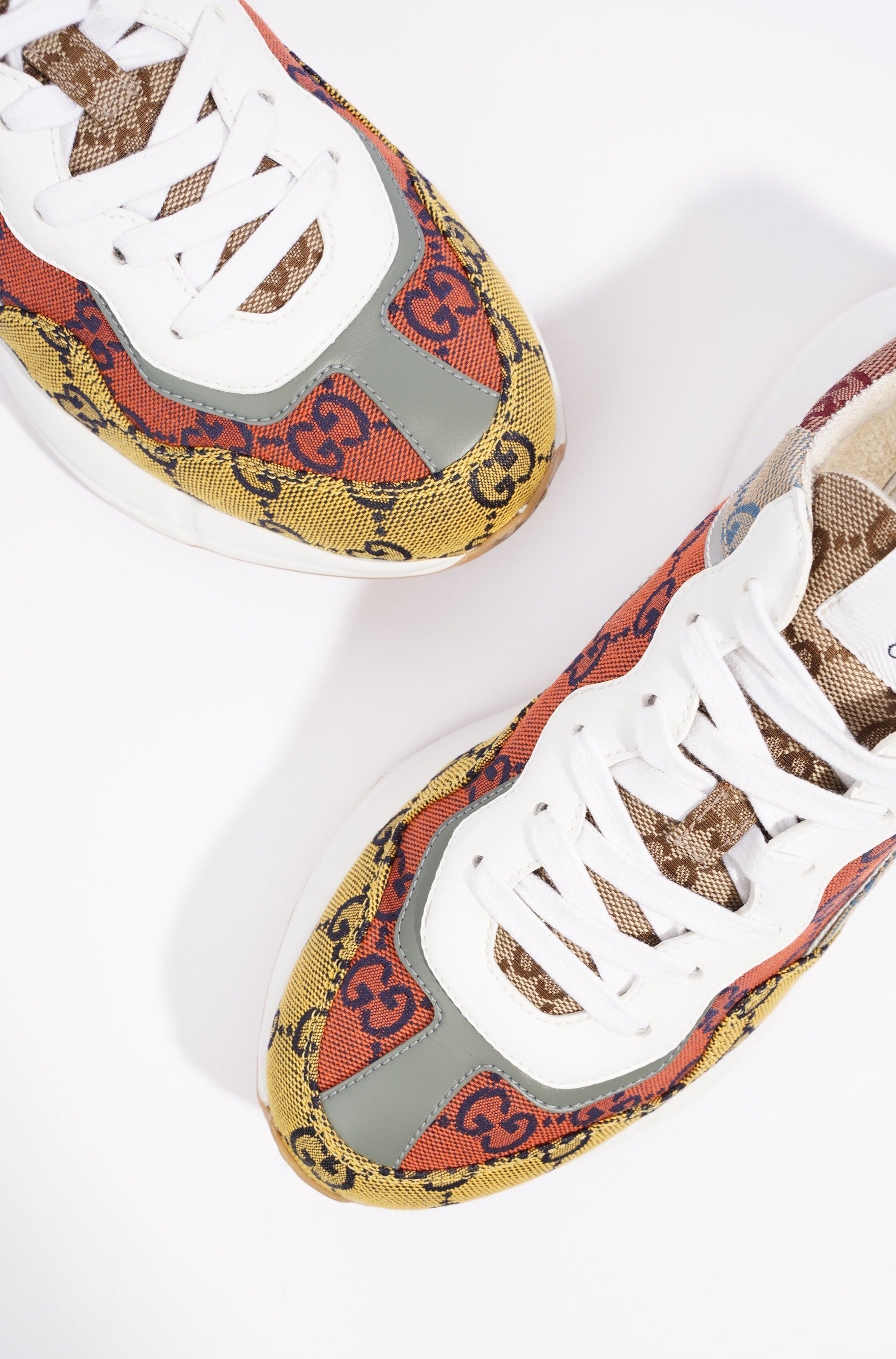Gucci Womens Rhyton Red / Yellow / White EU 38 / UK 5