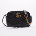 Gucci Womens Marmont Zip Black Mini