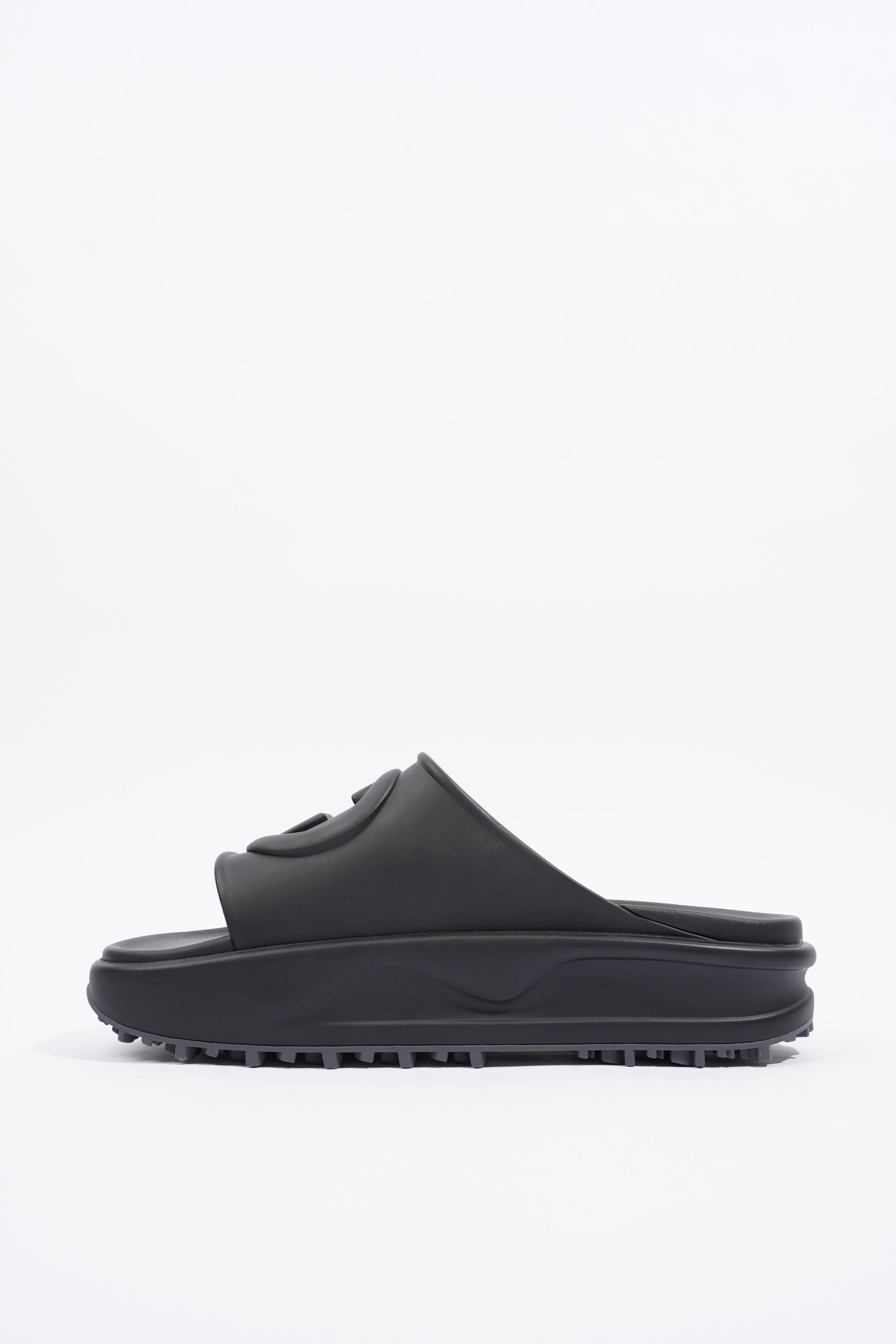 Gucci Mens Interlocking G Slide Black EU 42 / UK 8