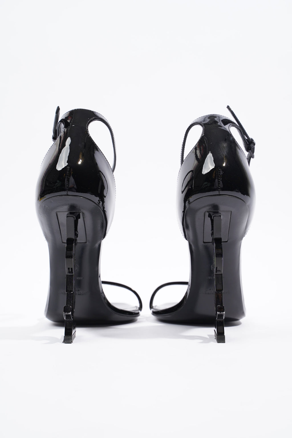 Saint Laurent Womens Opyum 110 Patent Black EU 38 / UK 5