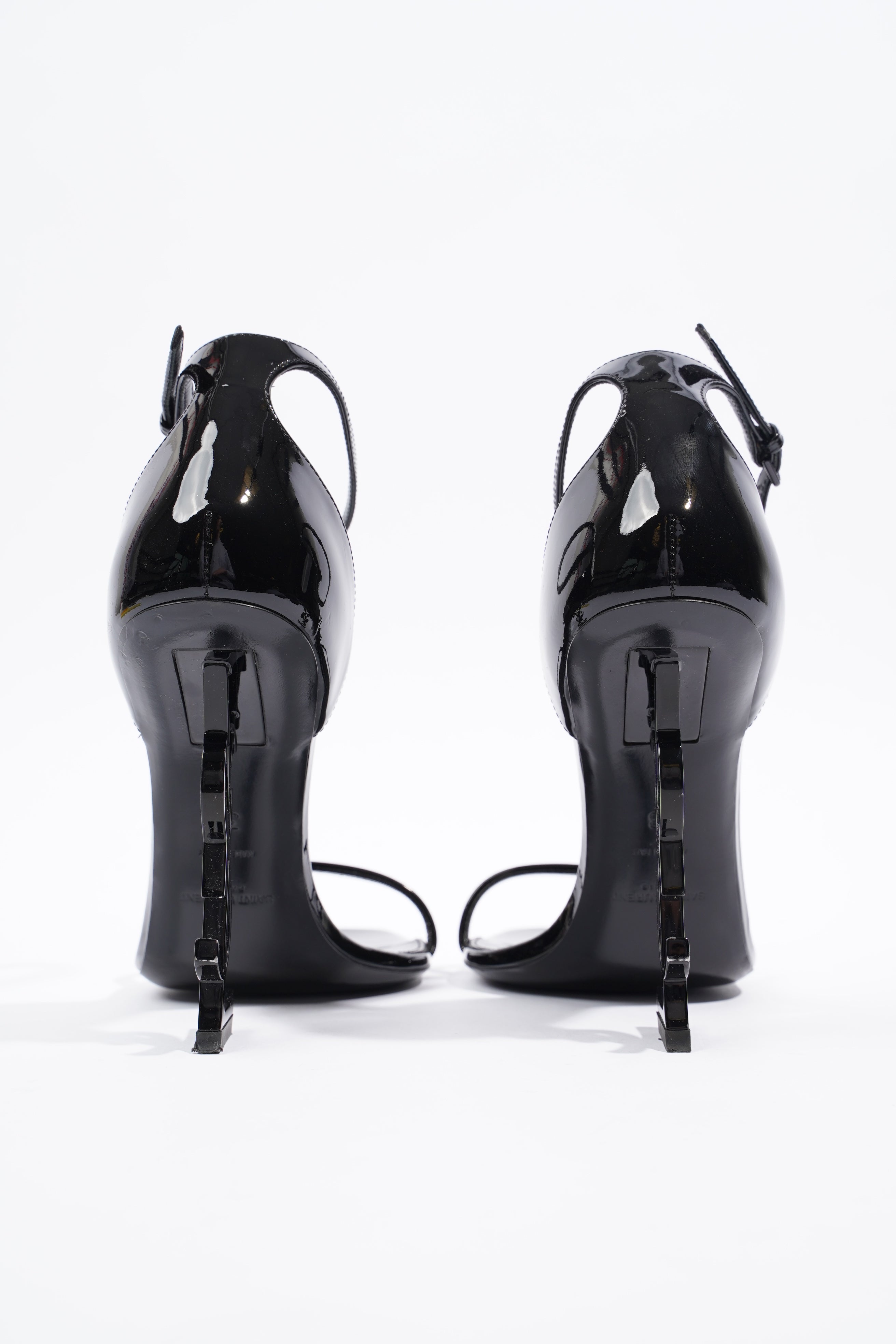 Saint Laurent Womens Opyum 110 Patent Black EU 38 / UK 5