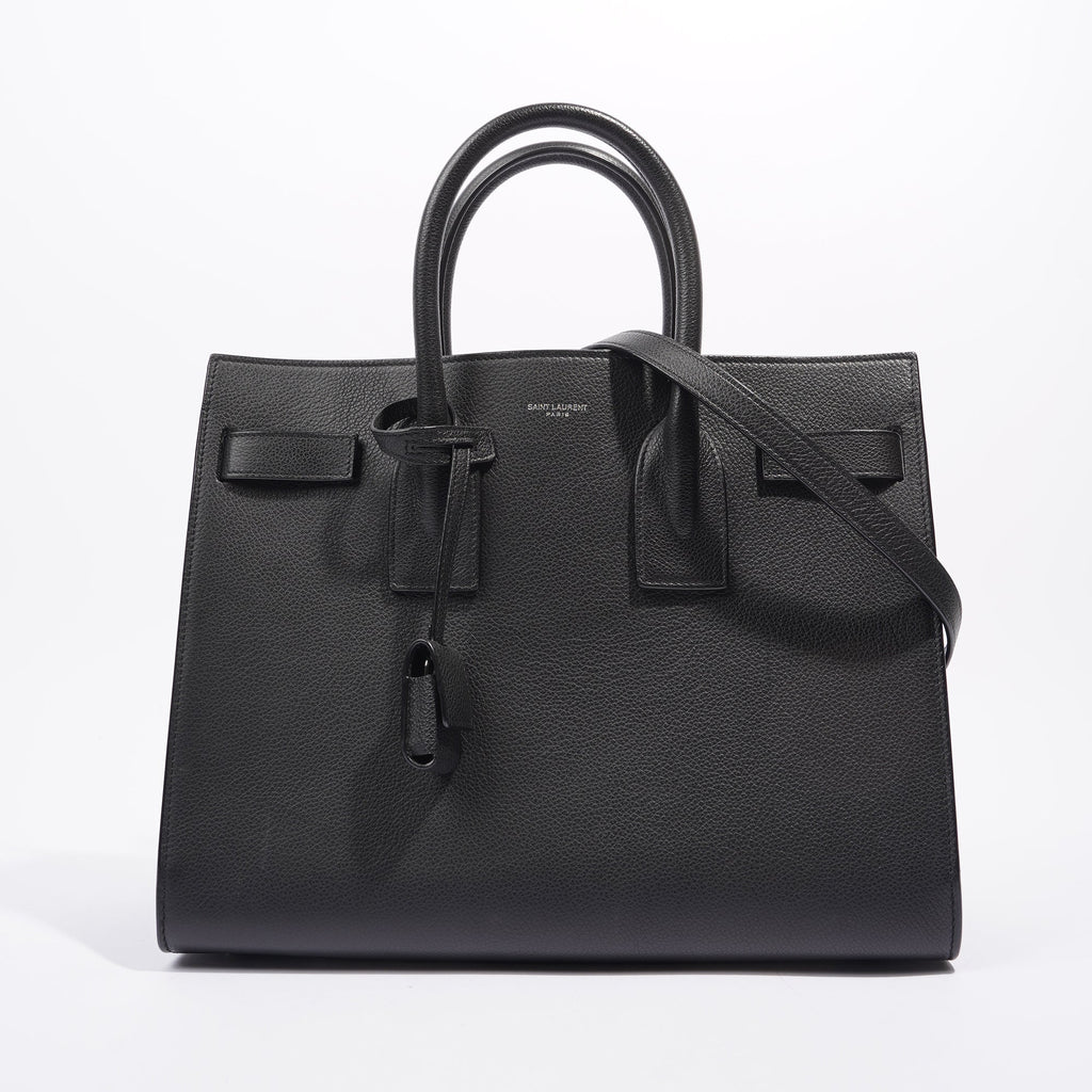 Saint Laurent Womens Sac De Jour Black Small
