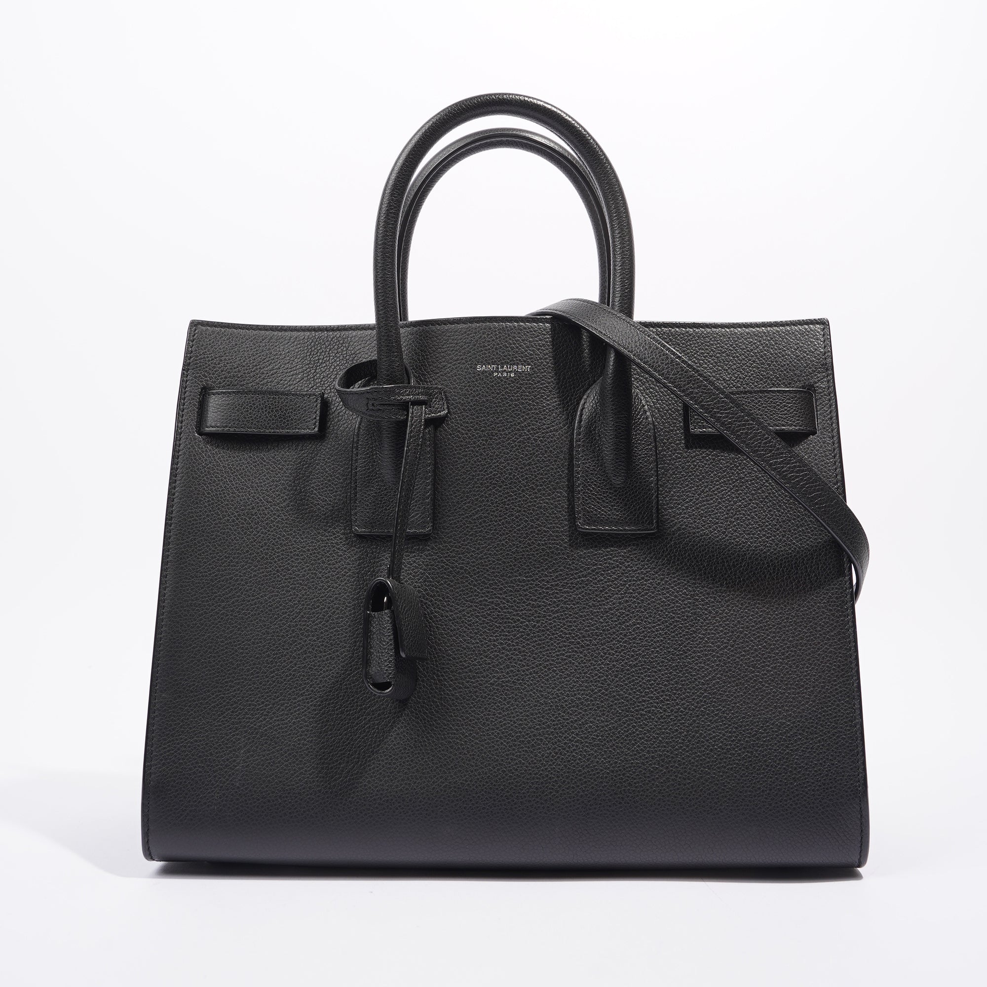 Saint Laurent Womens Sac De Jour Black Small