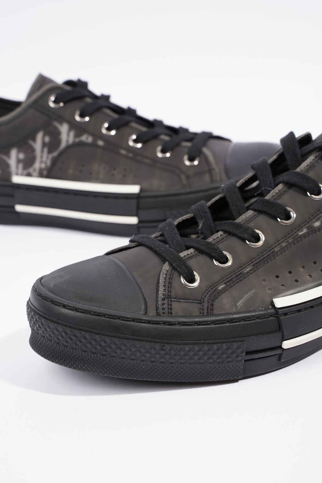 Christian Dior Mens B23 Low Top Sneaker Black EU 42.5 / UK 8.5