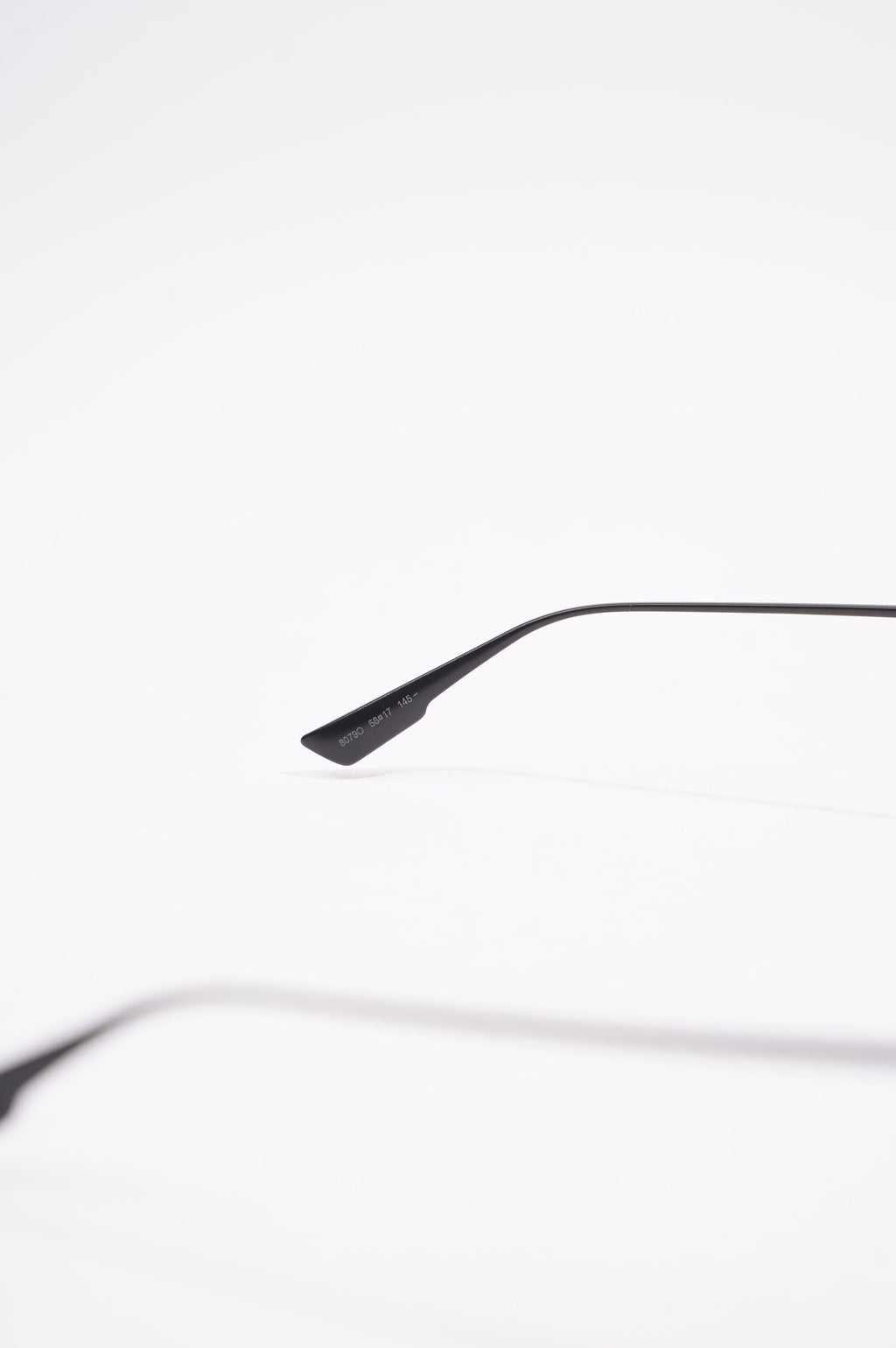 Christian Dior Link1 Square Sunglasses Black Metal 145