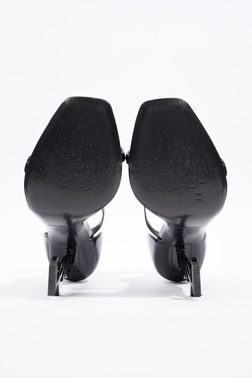 Saint Laurent Womens Opyum 110 Patent Black EU 38 / UK 5
